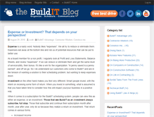 Tablet Screenshot of blog.builditsystems.com